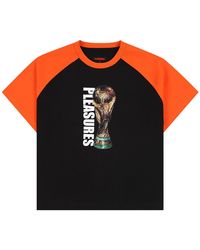 Pleasures - World Cup Trophy Ss Raglan Shirt P26Suwc005" - Lyst