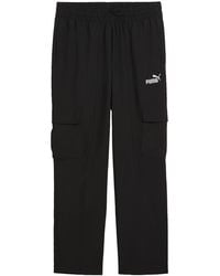 PUMA - Essentials No. 1 Logo Woven Cargo Pants 682663 01" - Lyst
