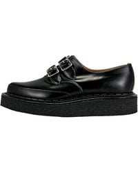 Comme des Garçons - George Cox Zip Belt Double Strap Creeper Pz K113 001 Blk" - Lyst