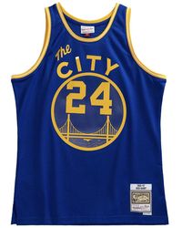 Mitchell & Ness - Swingman Jersey "Nba Golden State Warriors 66 Rick Barry" Smjysb19026 Sfwroya66Rba" - Lyst