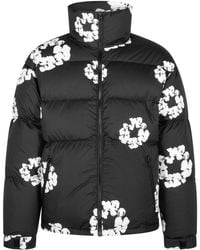 DENIM TEARS - Cotton Wreath Puffer Jacket Dt058" - Lyst