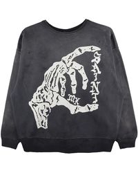 SAINT Mxxxxxx - Bone Saint Logo Crewneck Sweatshirt Sm Ys1 0000 031" - Lyst