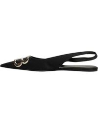 Balenciaga - Satin Slingback Ballerina Flats 566651 Wowm0 1000 69Le 2001" - Lyst