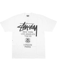 Stussy - World Tour T-Shirt Stus309" - Lyst