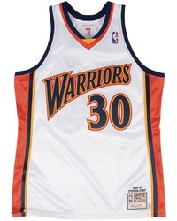 Mitchell & Ness - Authentic Jersey "Nba Golden State Warriors 09 Stephen Curry" Ajy4Cp19133 Gswwhit09Scu" - Lyst