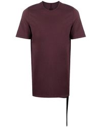 Rick Owens - Level Short Sleeve T-Shirt Shirt "Burgundy" Du21S2250 Rn 36" - Lyst