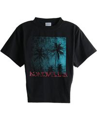 Balenciaga - Vintage Holiday Cropped T-Shirt A0016Utuvo81000" - Lyst