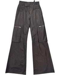 Amiri - Leather Flared Pants Alfpb2988" - Lyst