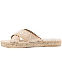 Off-White c/o Virgil Abloh - Bookish Criss-Cross Espadrille Sandals Owib012S23Fab0016103" - Lyst