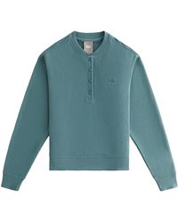 Kith - Asher Henley Sweatshirt "Wilde" Khw030224 327" - Lyst