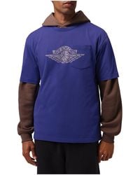 Nike - Flight Essentials Pocket T-Shirt "Light Concord Sail" Io2084 432" - Lyst