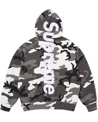 Supreme - Satin Appliqué Hooded Sweatshirt "Ss26 - Lyst