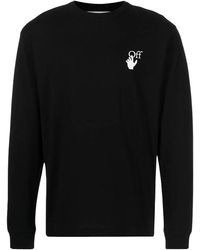 Off-White c/o Virgil Abloh - Cut Here Arrow L/S Skate T-Shirt Omab064F21Jer0101001" - Lyst