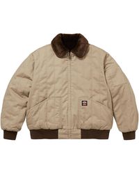 Supreme - Dickies Reversible Quilted Faux Fur Work Jacket "Fw25 - Lyst