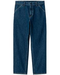 Carhartt - Single-Knee Denim Pants Stone Washed" I032024 01 06" - Lyst