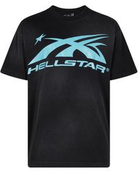 HELLSTAR - Sport Logo Gel T-Shirt "Aqua" Hs01Scc001 Aqu" - Lyst