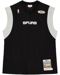 Mitchell & Ness - Shooting Shirt "San Antonio Spurs 2002" Assh4938 Sas02Pppblck" - Lyst