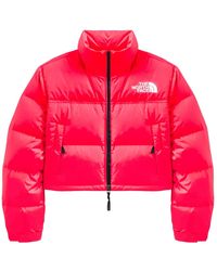 The North Face - Nuptse Short Jacket "Brilliant Coral" Nf0A5Gge397" - Lyst