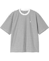 Carhartt - Dupree Stripe T-Shirt I036854 3Sf Xx" - Lyst