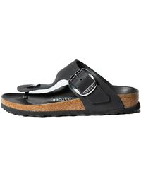 Birkenstock - Gizeh Big Buckle "Natural Leather Oiled - Lyst