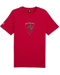 PUMA - Ferrari Race Tonal Big Shield Tee 630189 02" - Lyst