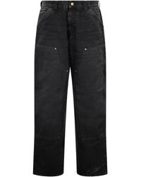 Carhartt - Og Double Knee Pants Destroy Wash" I036869 8917" - Lyst