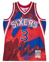 Mitchell & Ness - Hyper Hoops Swingman Jersey "Nba 76Ers 1996 Allen Iverson" - Lyst
