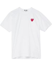 COMME DES GARÇONS PLAY - Heart T-Shirt Az T108 051 2" - Lyst