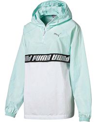 PUMA - 1/2 Zip Modern Sports Jacket "Fair Aqua" 854066 34" - Lyst