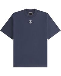Kith - Mockneck Vintage Sueded T-Shirt "Dark" 126" - Lyst