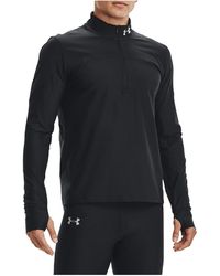 Under Armour - Qualifier Hybrid Half-Zip Running Long-Sleeve Shirt 1326595 001" - Lyst