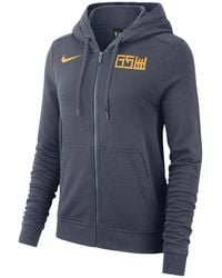 Nike - Nba Zip Up Hoodie "Golden State Warriors" 931131 471" - Lyst