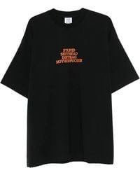 Vetements - Mf T-Shirt Me76Tr221B Blac" - Lyst