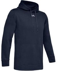 Under Armour - Hustle Fleece Hoodie "Midnight 1300123 410" - Lyst