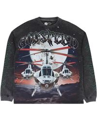 GODSPEED NEW YORK - Air Strike Long-Sleeve T-Shirt Wash" 11652 10004Gasltg" - Lyst
