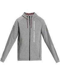 PUMA - Scuderia Ferrari Race Hooded Sweat Jacket "Medium Heather" 597951 03" - Lyst