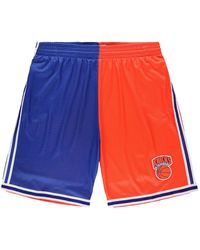 Mitchell & Ness - Split Swingman Shorts "Nba Ny Knicks 1991" Smsh4855 Nyk91Pppblor" - Lyst