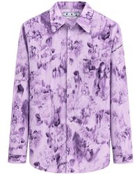 Off-White c/o Virgil Abloh - Chine Satin Twist Shirt Dress Ch Ow Os 01009" - Lyst