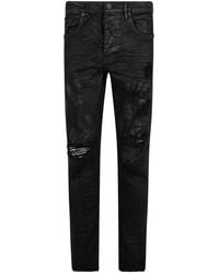 Purple Brand - Slim Fit Jeans Low Rise With Slim Leg Oil Spill" P001 Bop" - Lyst