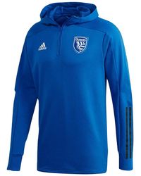 adidas - San Jose Earthquakes 3-Stripes Travel Jacket "Master Fi1445" - Lyst