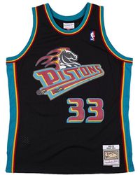 Mitchell & Ness - Nba Grant Hill Reload Swingman Jersey "1998 Detroit Pistons - Lyst