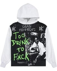 Pleasures - Dead Kennedys Tdtf Pullover Hoodie "Ash" P26Fdk003" - Lyst
