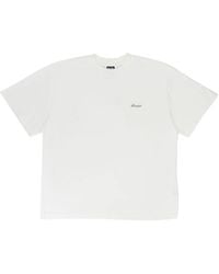 Sinclair - Script Logo T-Shirt Smt206 1 Wht" - Lyst