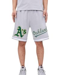 Pro Standard - Mlb Oakland Athletics Pro Team Shorts Loa331589 Gry" - Lyst