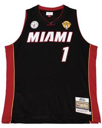 Mitchell & Ness - Road Finals Jersey "Nba Miami Heat 2012 Chris Bosh" Ajy44944 Mhe12Cboblck" - Lyst