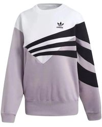 adidas - Crewneck Sweatshirt Lilac Du8478" - Lyst