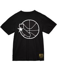 Mitchell & Ness - Nba Golden State Warriors Hardwood Classics T-Shirt Mm18350 Gsw Bmt" - Lyst