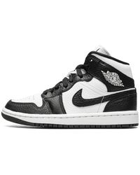 Nike - Air 1 Mid "white Shadow" Shoes - Lyst