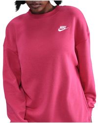 Nike - Sportswear Club Fleece Loose Crew-Neck Sweatshirt Gaze Hv2326 666" - Lyst