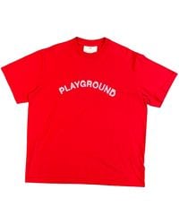Song For The Mute - Playground Standard T-Shirt "Overdye" 262_Mts035P12_Drpered" - Lyst